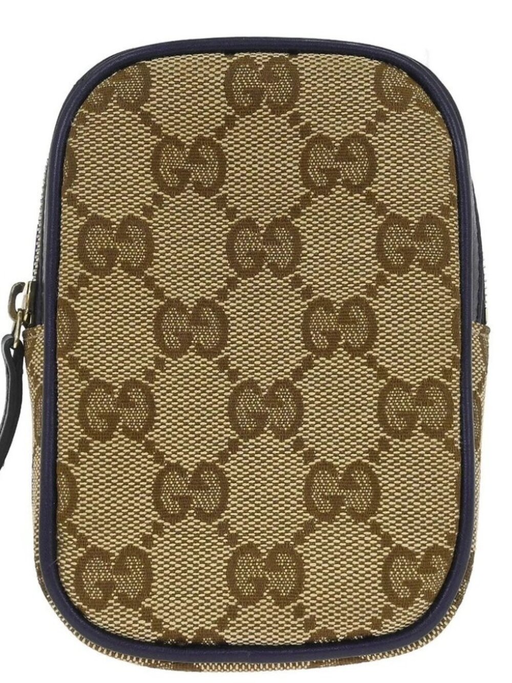 Gucci Beige Canvas GG Cigarette Case Pouch 115249/002404 136068